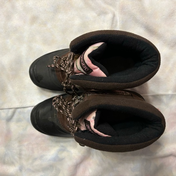 Realtree Camo duck boots Ranger insulated pink and green SZ 10 Worn once - Picture 12 of 15